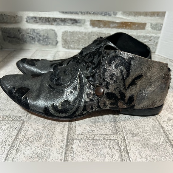 Cydwoq "Serafina" leather shoes. Size 38(7.5-8)Victorian style flats - Picture 1 of 14